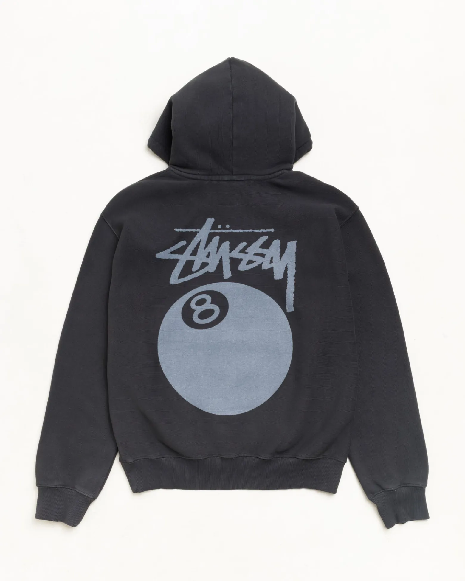 8 BALL HOODIE GARMENT DYED