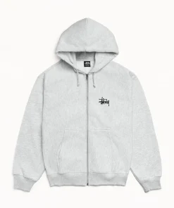 BASIC STÜSSY ZIP HOODIE