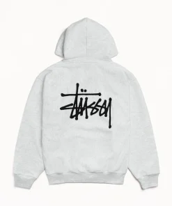 BASIC STÜSSY ZIP HOODIE