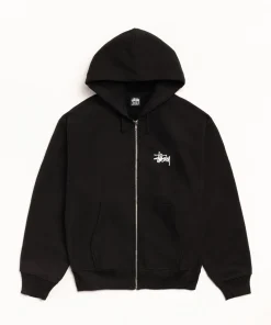BASIC STÜSSY ZIP HOODIE