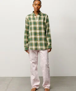 BEACH OMBRE PLAID SHIRT