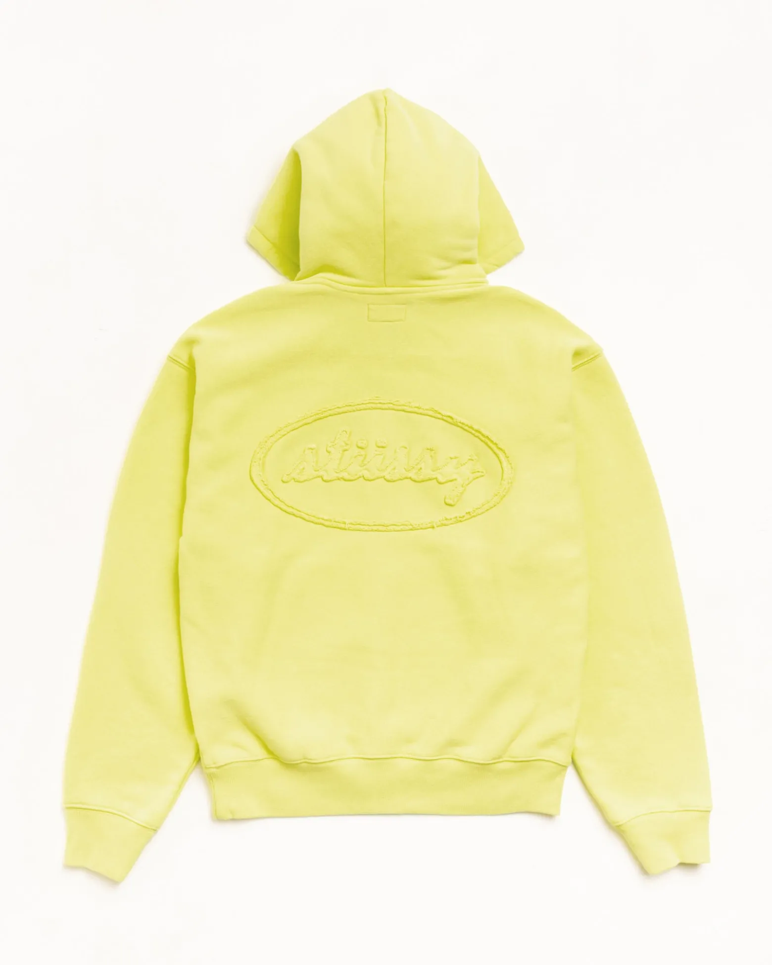 CURSIVE APPLIQUE ZIP HOODIE