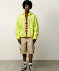 DOUBLE COTTON HOODED JACKET