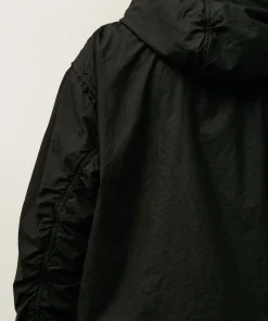 DOUBLE COTTON HOODED JACKET