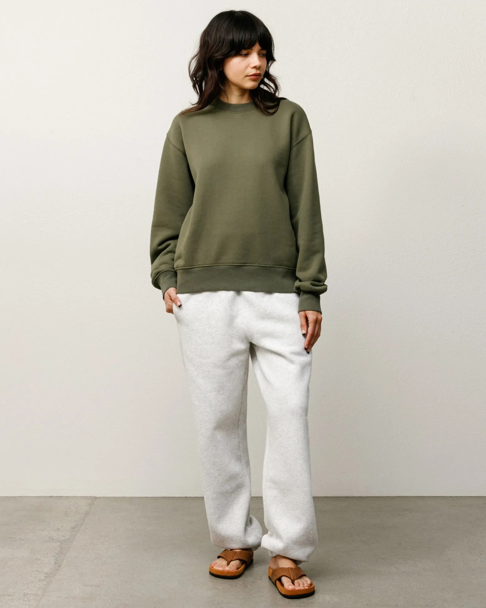 FLEECE CREW