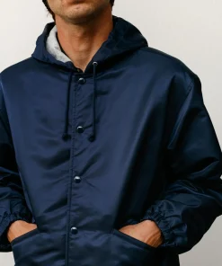 HOODED COACHES JACKET