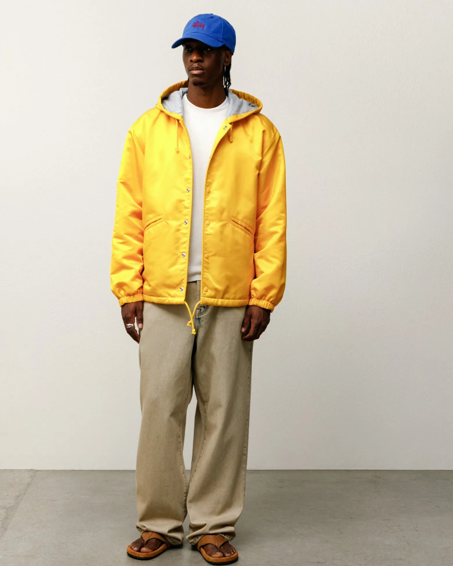 HOODED COACHES JACKET