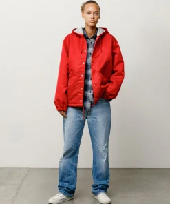 HOODED COACHES JACKET