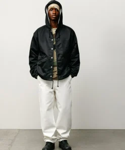 HOODED COACHES JACKET