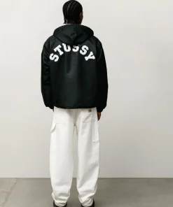 HOODED COACHES JACKET