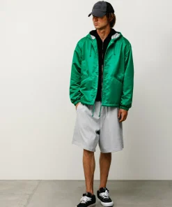 HOODED COACHES JACKET