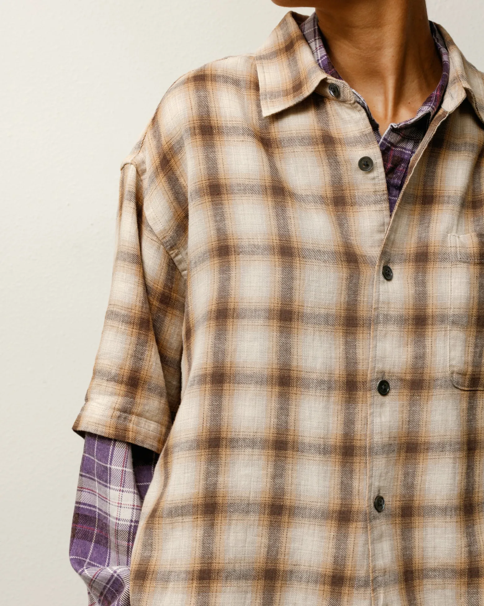 LIAM SS PLAID SHIRT