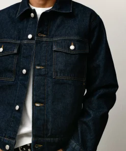 LINED DENIM TRUCKER JACKET