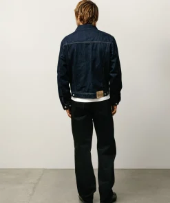LINED DENIM TRUCKER JACKET