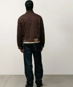 LINED DENIM TRUCKER JACKET