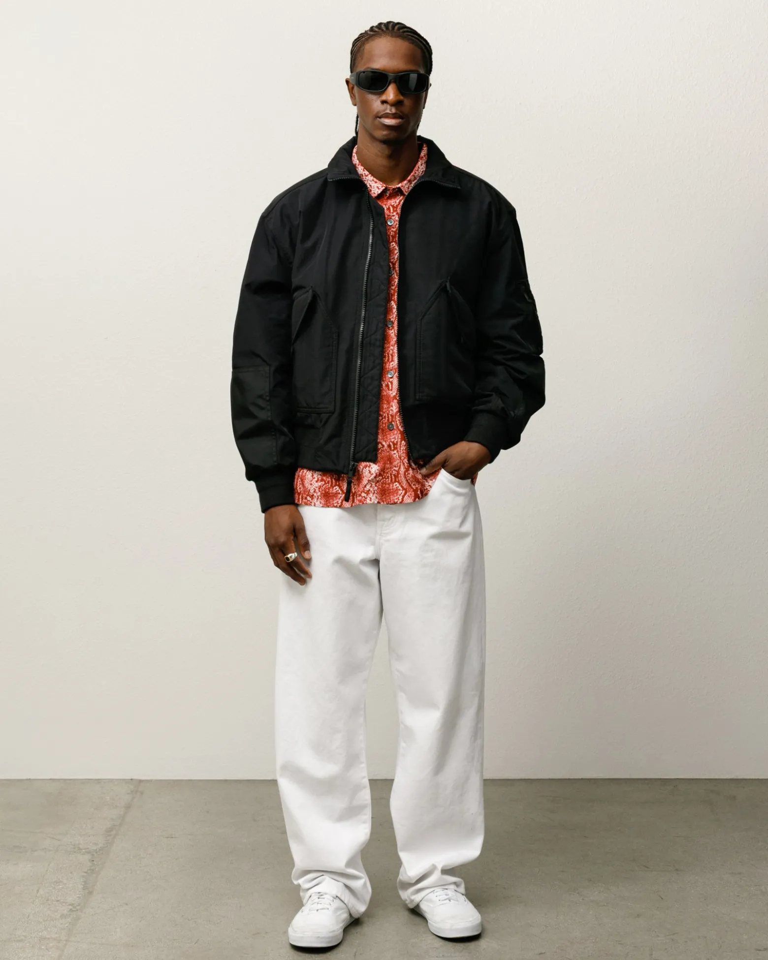 MOCK NECK FLIGHT BOMBER
