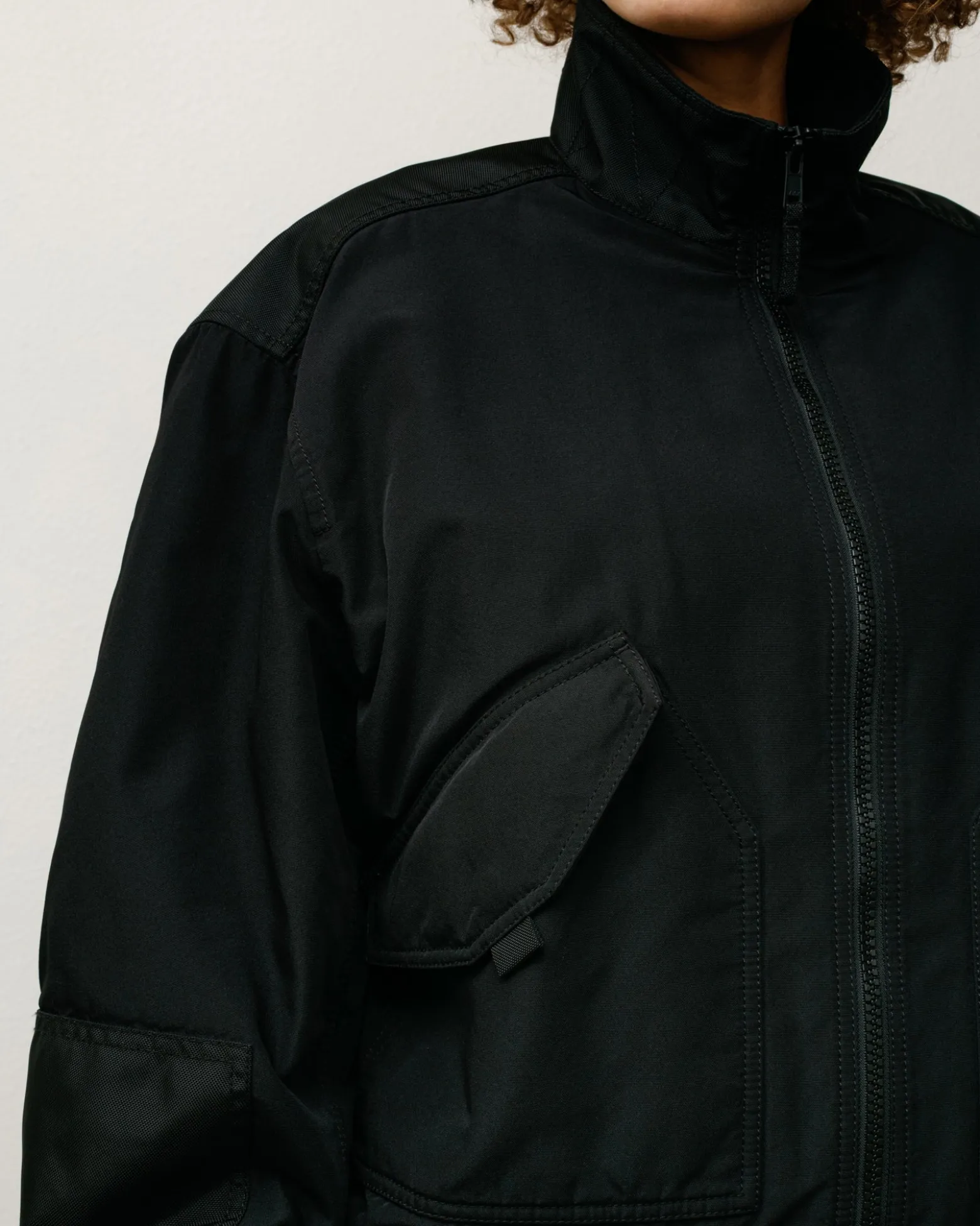 MOCK NECK FLIGHT BOMBER