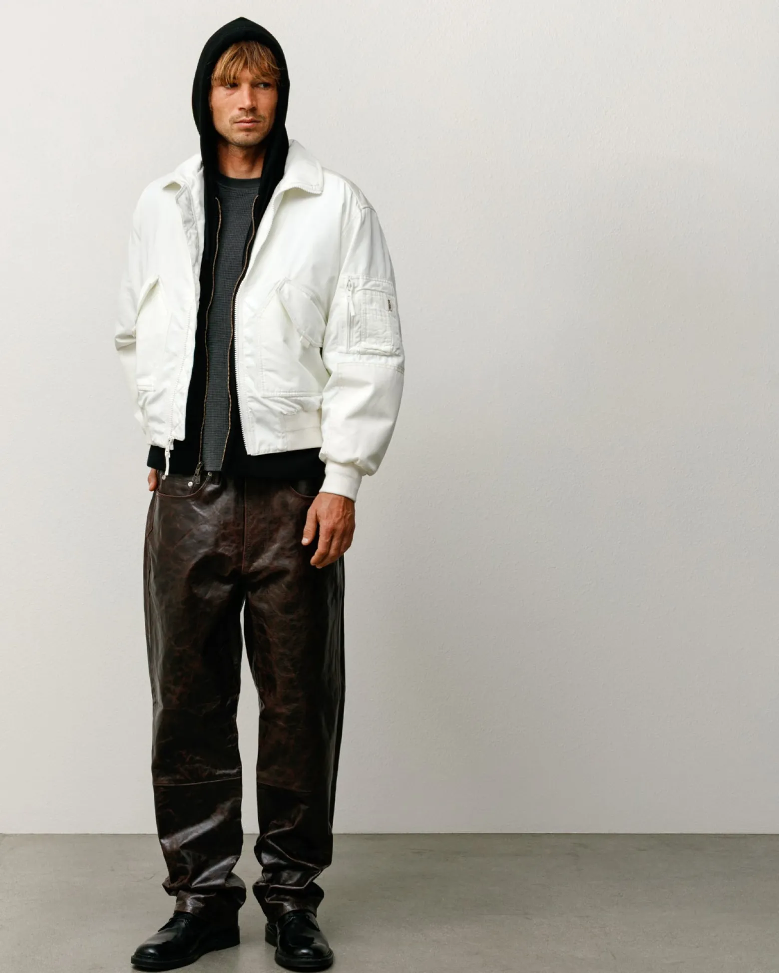 NEW CLASSIC PANT LEATHER
