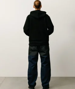 PATCH ZIP KNIT HOODIE
