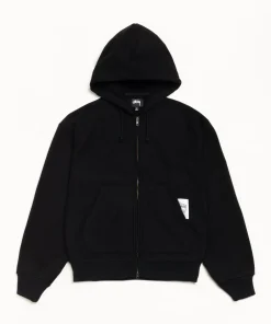 PATCH ZIP KNIT HOODIE