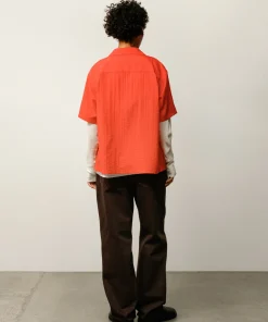 PLEATED TEXTURED SHIRT