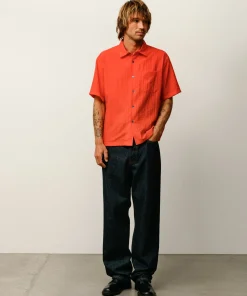 PLEATED TEXTURED SHIRT