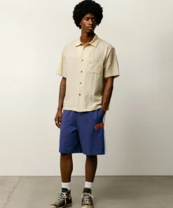 PLEATED TEXTURED SHIRT