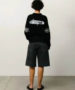 STRIPE RAGLAN CREW