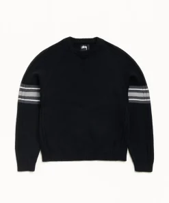 STRIPE RAGLAN CREW