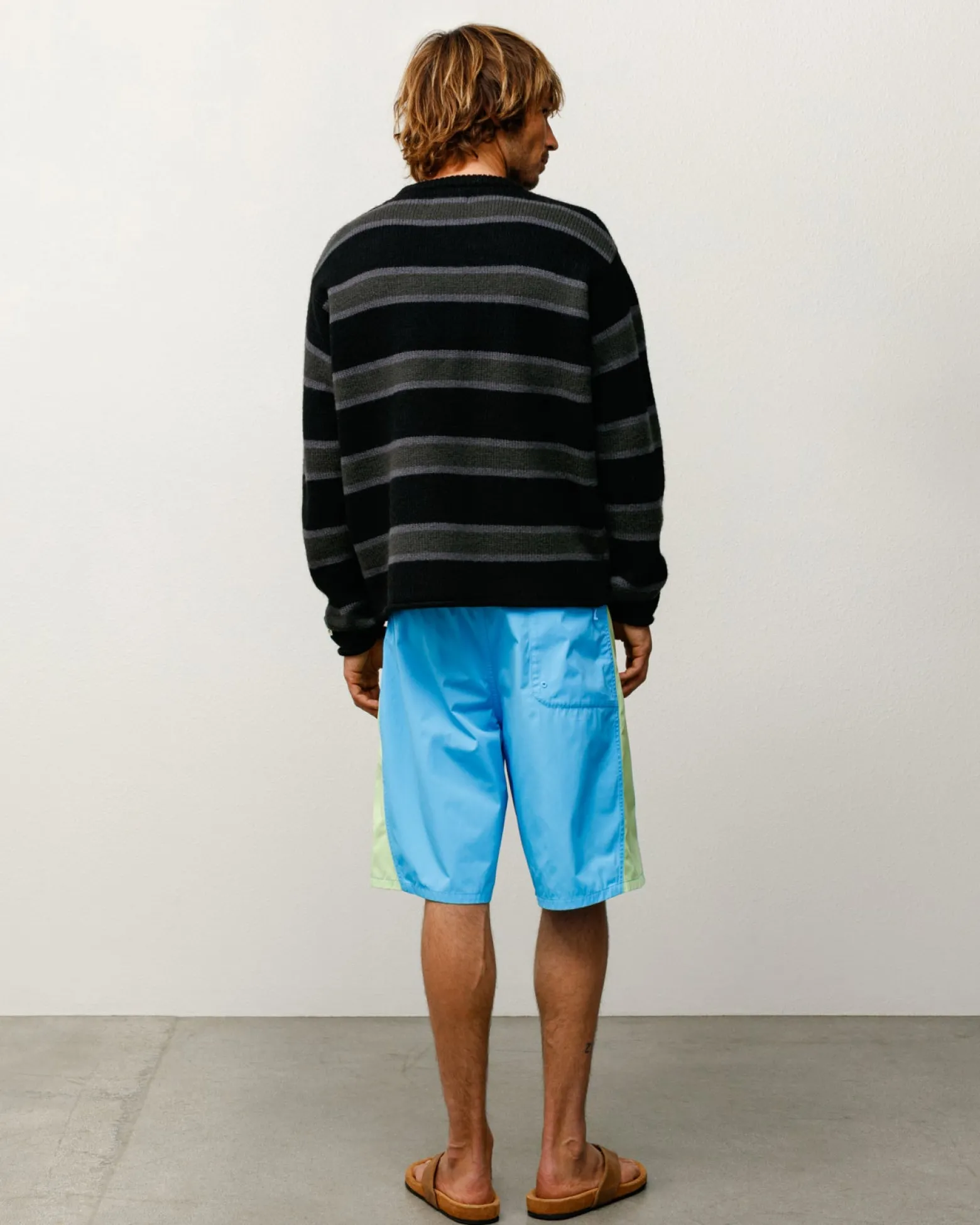 STRIPED WOOL SWEATER