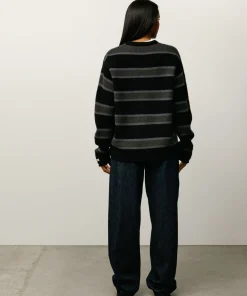 STRIPED WOOL SWEATER
