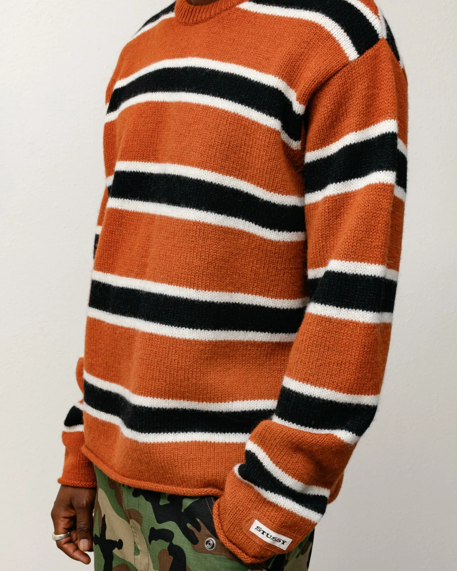 STRIPED WOOL SWEATER