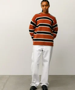 STRIPED WOOL SWEATER