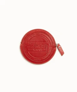 SURF DOT LEATHER POUCH