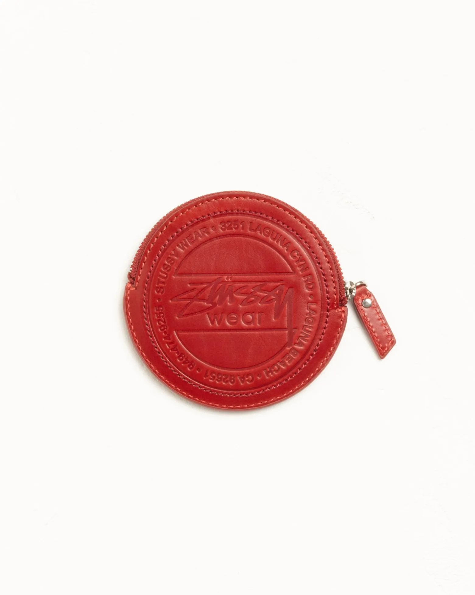 SURF DOT LEATHER POUCH