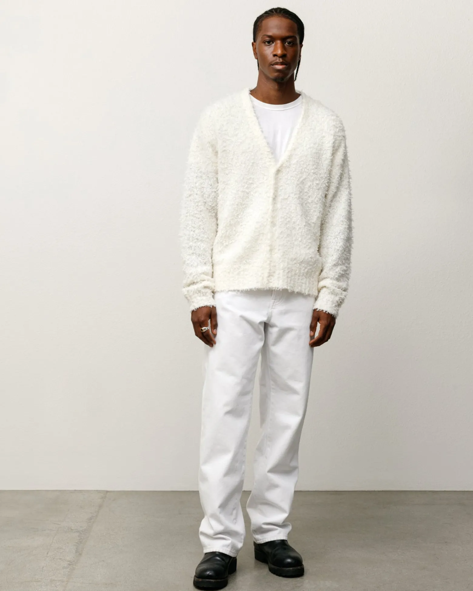 TEXTURED CARDIGAN