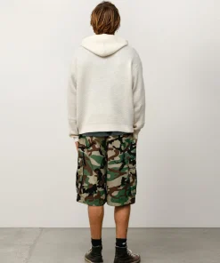 TEXTURED ZIP HOODED SWEATER