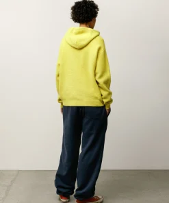 TEXTURED ZIP HOODED SWEATER