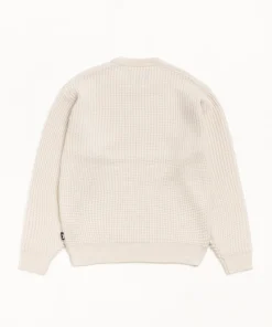 WAFFLE CASHMERE SWEATER