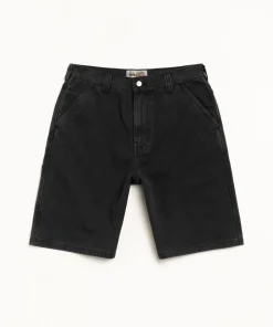 WASHED CANVAS WORK SHORT