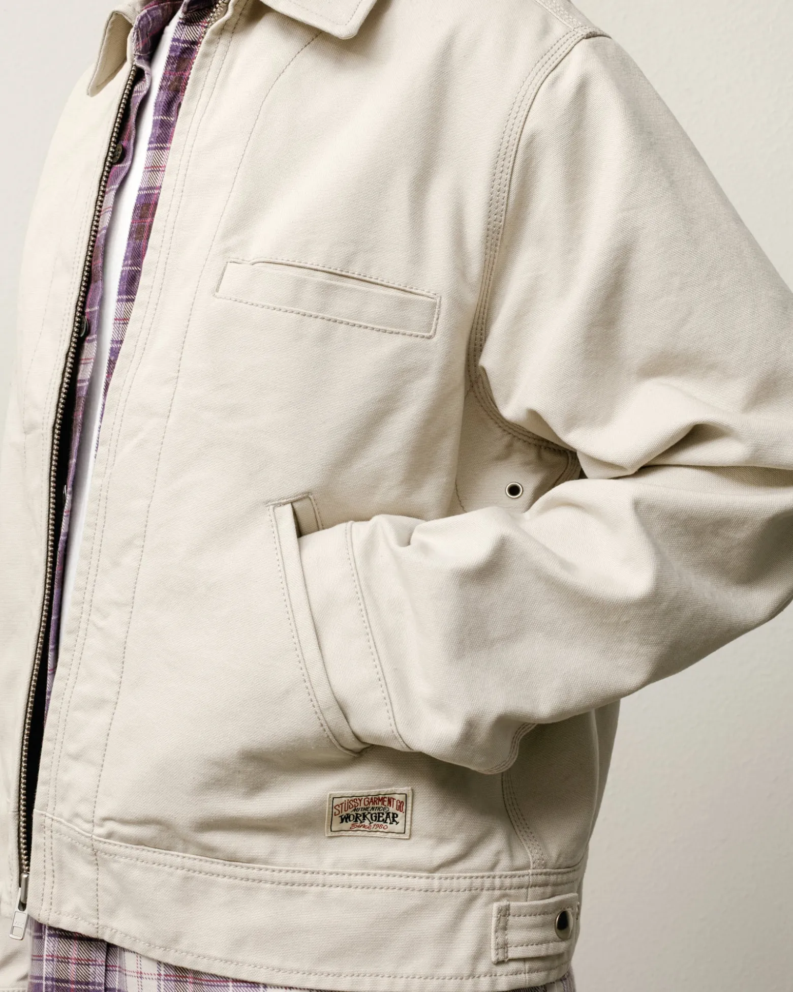WORK JACKET COLLARED